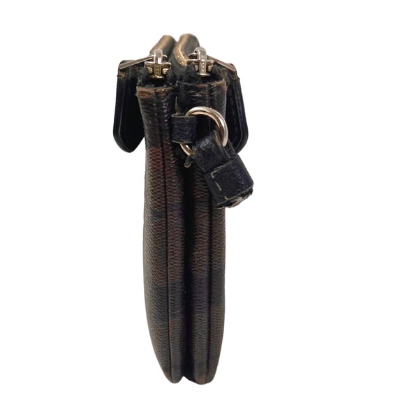 ❤️ Vintage Coach Double Zip Continental Wallet in Signature Canvas - Picture 4 of 12